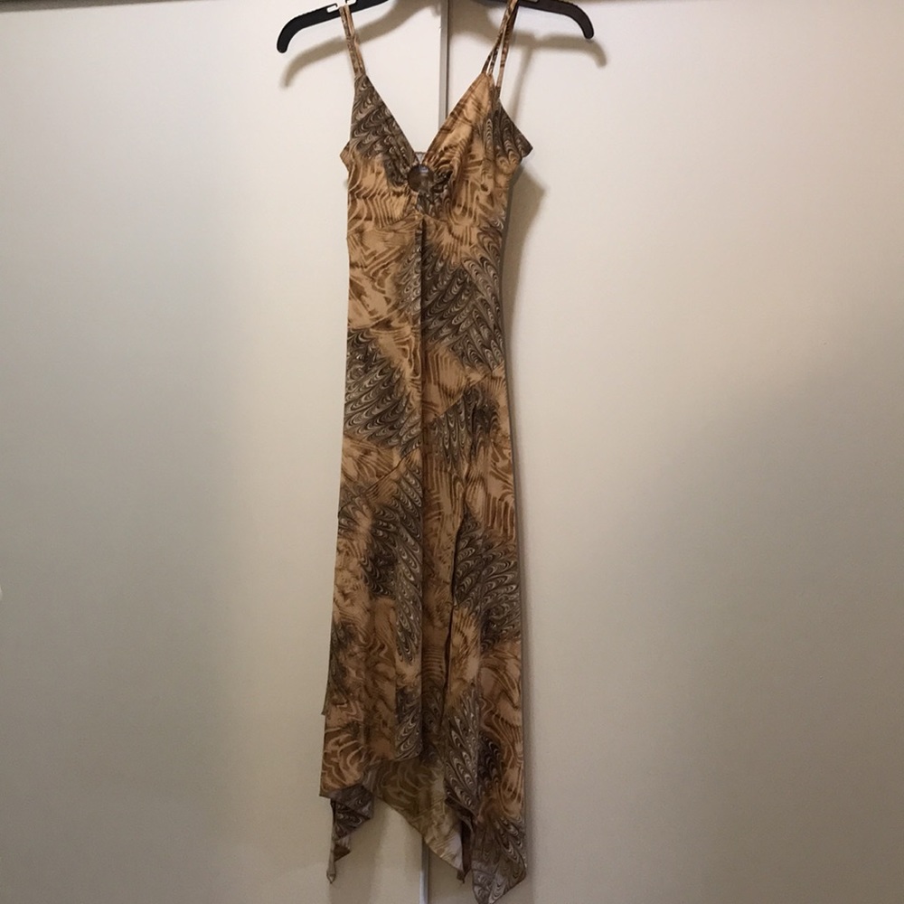 Open Front Maxi Dress